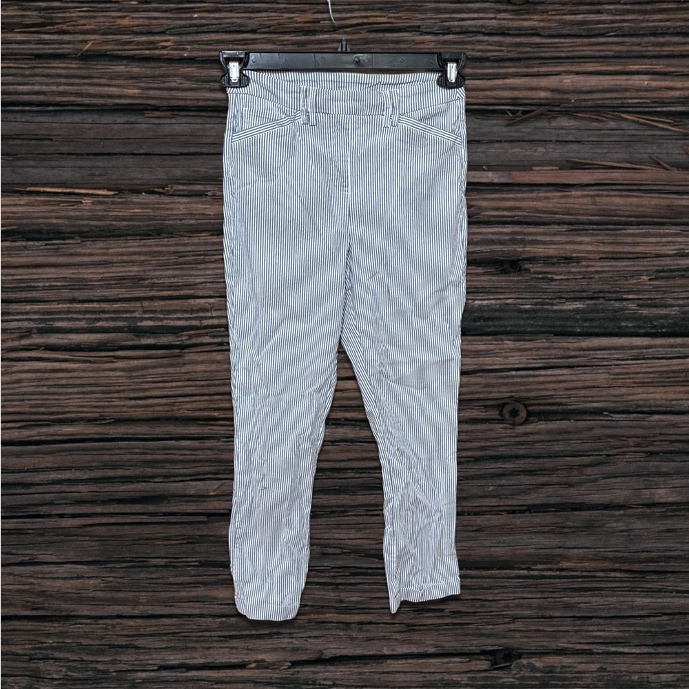 -bundle 3 or more Tribal Dress Pants Striped Blue and White Pants